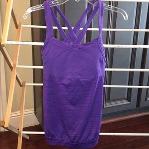 Athleta workout tank with built in bra.
